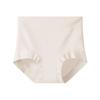 Women High Waist Seamless Antibacterial Solid Cotton Triangle Panties