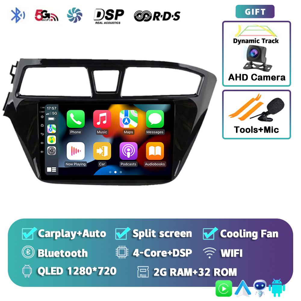 

Android 14 Carplay Auto Car Radio For Hyundai I20 LHD 2015 2016 2017 2018 Navigation GPS Multimedia Video Player 2Din DVD Stereo