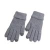 Winter Thickened Solid Color Gloves Simple and Fashionable Knitted Warm Gloves  Outdoor Couple Style Adult Gloves