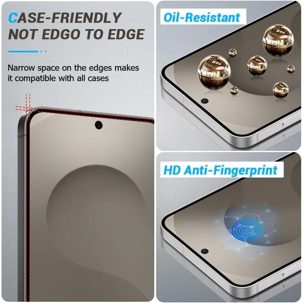 3Pcs Full Cover Tempered Glass for Samsung Galaxy S26 S25 S24 S23 Ultra S22 S21 Plus S23 S24 S25 FE High Clear Screen Protector