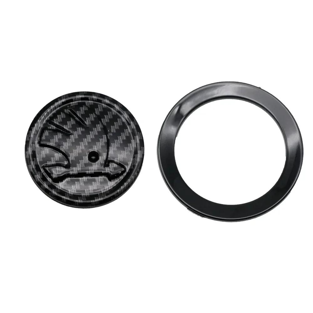 Automobile ABS steering wheel badge is suitable for Skoda Octavia Scala Rapid Kamiq Kodiaq Fabia Superb Karop Accessorie