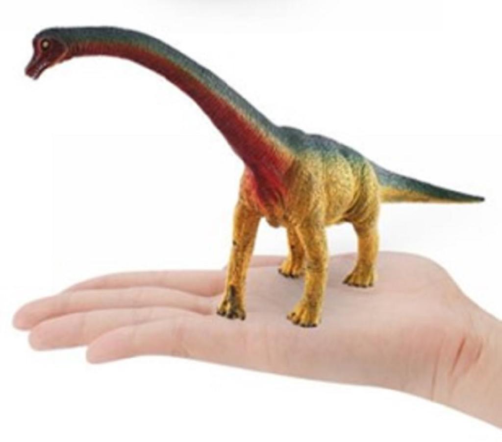 Dinosaur Figure Brachiosaurus Dinosaur Interior Decor Hobby (Yellow)