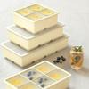 Square Silicone Ice Cube Mold with Lid - Reusable Kitchen Tool for Easy Ice Cubes Storage Dessert Making Mixer Whiskey Kitchen