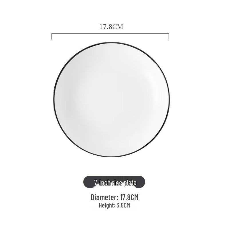 

Ru Han Rose Diamond Ceramic Dumpling Plate