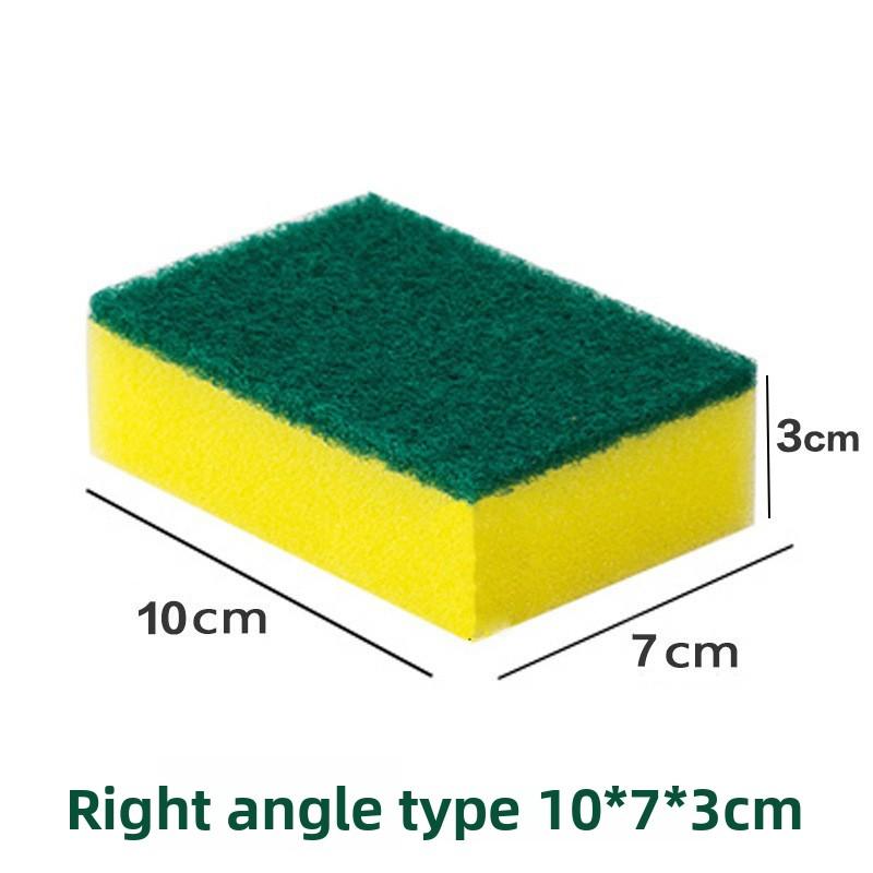 Double-Sided Sponge Scrubber for Dishwashing and Cleaning