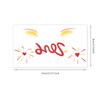 Girls And Children Cute Face Makeup Creative Face Sticker Rich Fireworks Makeup Sticker Tattoo Sticker