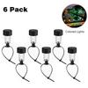 6/12 Pack Solar Pool Lights, Waterproof LED Ambient Lighting for Fence, Garden, Patio, Pathway, Porch, Decorative Outdoor Lamp