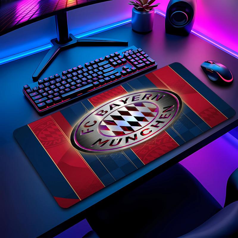 Tappetino per Mouse con Motivo Calcio Bayern Monaco No?Tappetino Mouse da Gioco Antiscivolo con Base in Gomma per Scrivania Ufficio Casa