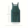Household Apron for Women Kitchen Waterproof and Oil-Proof Sleeveless Apron Fashion Internet Celebrity Cute Suspender Work Clothes for Men