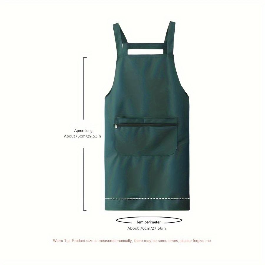 Household Apron for Women Kitchen Waterproof and Oil-Proof Sleeveless Apron Fashion Internet Celebrity Cute Suspender Work Clothes for Men