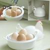 Multi-use Oven Egg Steamer Microwave Safe Durable Egg Poacher Breakfast Food Cooking Steamer