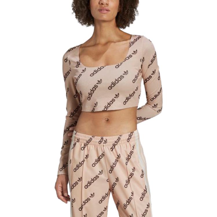 Adidas Originals T Shirt Women's Beige HM4893