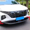 Car Front Lower Bottom Bumper Molding Strips Cover Trim Stainless Steel Accessories Exterior For Hyundai Tucson NX4  -
