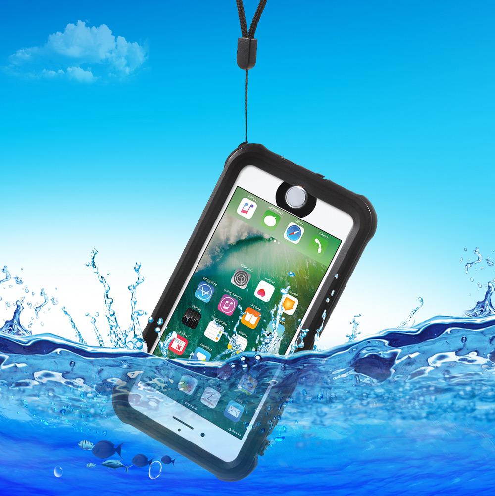 REDPEPPER PC+TPU Waterproof Case for iPhone 8/7 4.7 Inch IP68 Underwater Sealed Dust-proof Cover