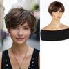 Women's Short Hair Top Hair Patch for Gray Coverage & Volume Boost