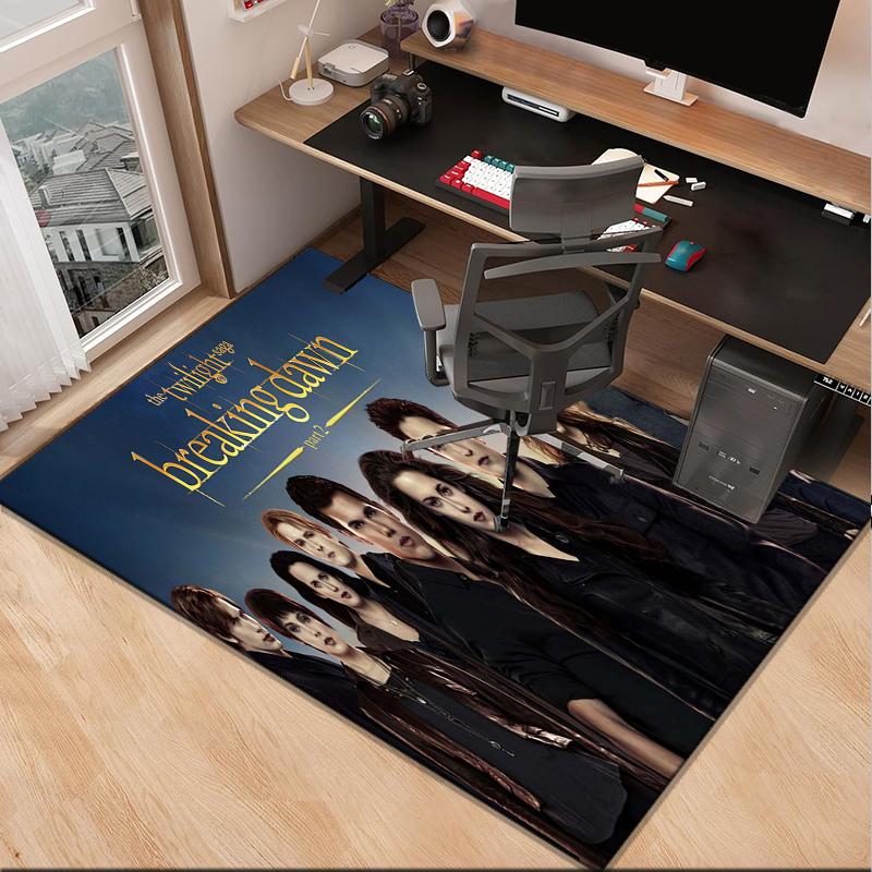 vampire Saga Characters Office Rug Chair Mat, Game Carpet, Suitable for Front Door, Bedroom, Living Room, Desk, Holiday Gift