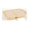 Disposable Corn Starch 6-Compartment Bento Box (50 Sets)