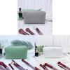 Polyester Waffle Pattern Travel Makeup Bag With Large Capacity For Women And Men