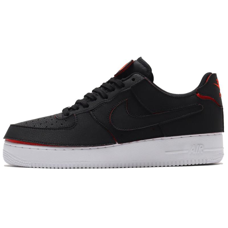 Nike Air Force 1 Low 1/1 Black Chile Red Sneakers DD2429-001