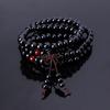 Natural Sandalwood 8mm Beads Bracelets 108 Wood Beads Buddha Prayer Jewelry
