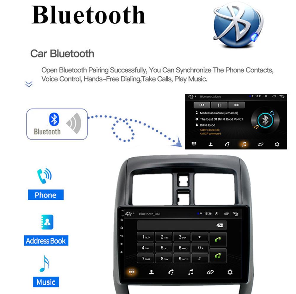 10.1'' Android Stereo Radio 4+32GB GPS Navigation For Nissan Versa Sedan 2015-19