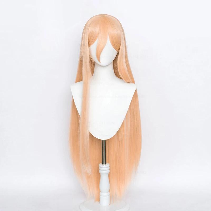 Hoge Kwaliteit Anime Chainsaw Man Cosplay Pruiken Reze Angel Devil Quanxi Makima Power Hayakawa Aki Denji Hittebestendig Haar Pruik 1pc beige