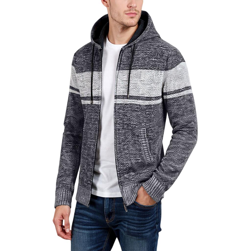 Cardigan Leisure Loose Hooded Hood Knitted Sweater