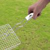 BBQ Grill Grate Lifter Stainless Steel Cooking Grid Lifter Gripper
