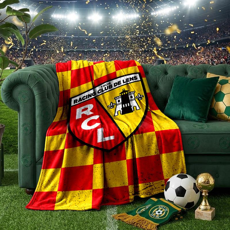 Flaming Heart RCL Crest Blanket Lightweight Ideal Bedding Blanket Perfect for Travel, Camping, Living Rooms, Offices, Sofas, Fan Christmas gift