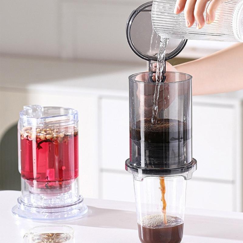 Heat Resistant Multifunction Teas Coffee Mug With Builts In Removable Infuser And Leak Proof Design For Home Travel Use