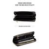 New Woven Pattern Women's Wallet Retro Large-capacity Clutch Bag Multi-compartment Passbook Long Wallet