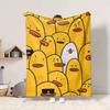 1pc Duck Pattern Blanket Warm,Perfect for Camping And Travel, Making It a Great Gift for Any Season yy250904187