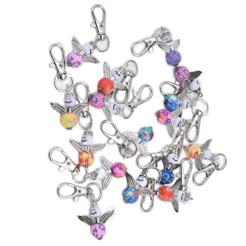 20 STÜCKE Niedliches Schlüsselanhänger-Set mit Karten Geschenktüten für Babyparty Brautparty Hochzeit Anhänger Partygeschenke