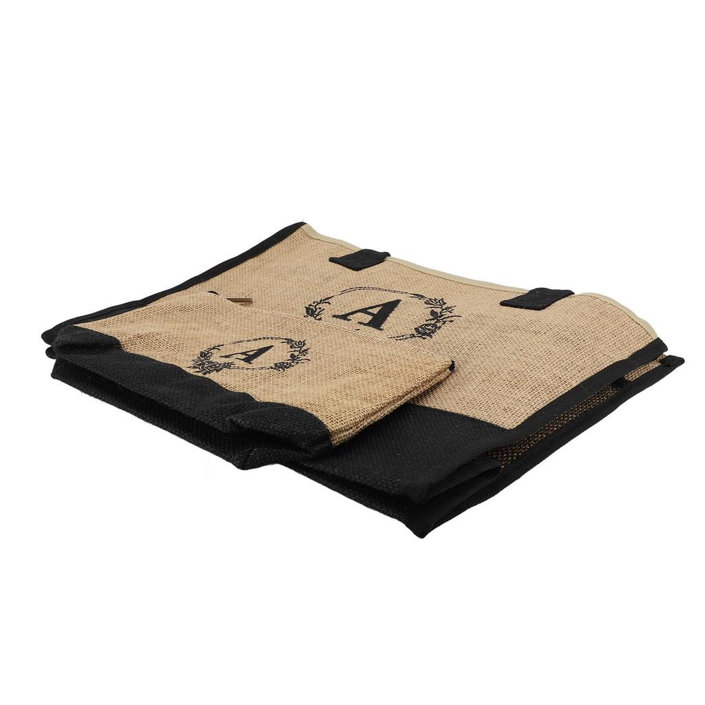 Tote Bag Letter Print Large Capacity Single Shoulder Shopping Handbag Beach Bag for Mom Sister