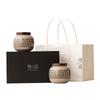 Retro Ceramic Tea Can Small Creative Hahaha Small Jar Home Gift Mini Porcelain Jar Sealed Tea Jar