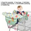 Cartoon 2-in-1 Baby and Children's Supermarket Shopping Cart Dining Chair Protection Safety Travel Cushion Portable