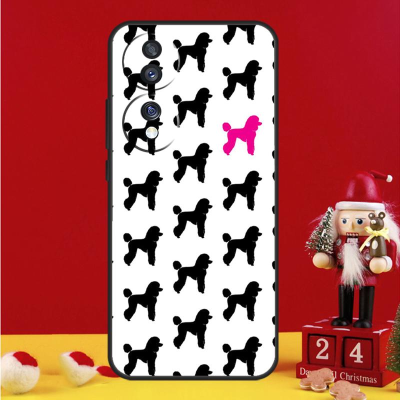Cure Cartoon Poodle Case For Honor Magic 8 5 6 7 Pro Honor Win RT 50 70 90 200 400 Lite X8c X9b X9c X9a X9d Cover