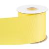 [Tekdeere]Width 100mm Solid Lemon Grosgrain Ribbon, Perfect for Gift Wrapping, Sewing, Hair Accessories, Wedding Decorations - 22 Meters/roll