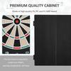 Electronic Dartboard Set, 27 Games Modes and 202 Variations, LED & 12 Soft Tip Darts and Cabinet to Storage