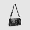 Niche Design Dark Underarm Bag Stylish Multi-pocket Motorcycle Crossbody Bag