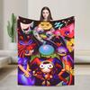 The Amazing Digital Circus Blanket Flannel Print  Breathable Super Warm Throw Blankets for Sofa Travel Plush Thin Quilt