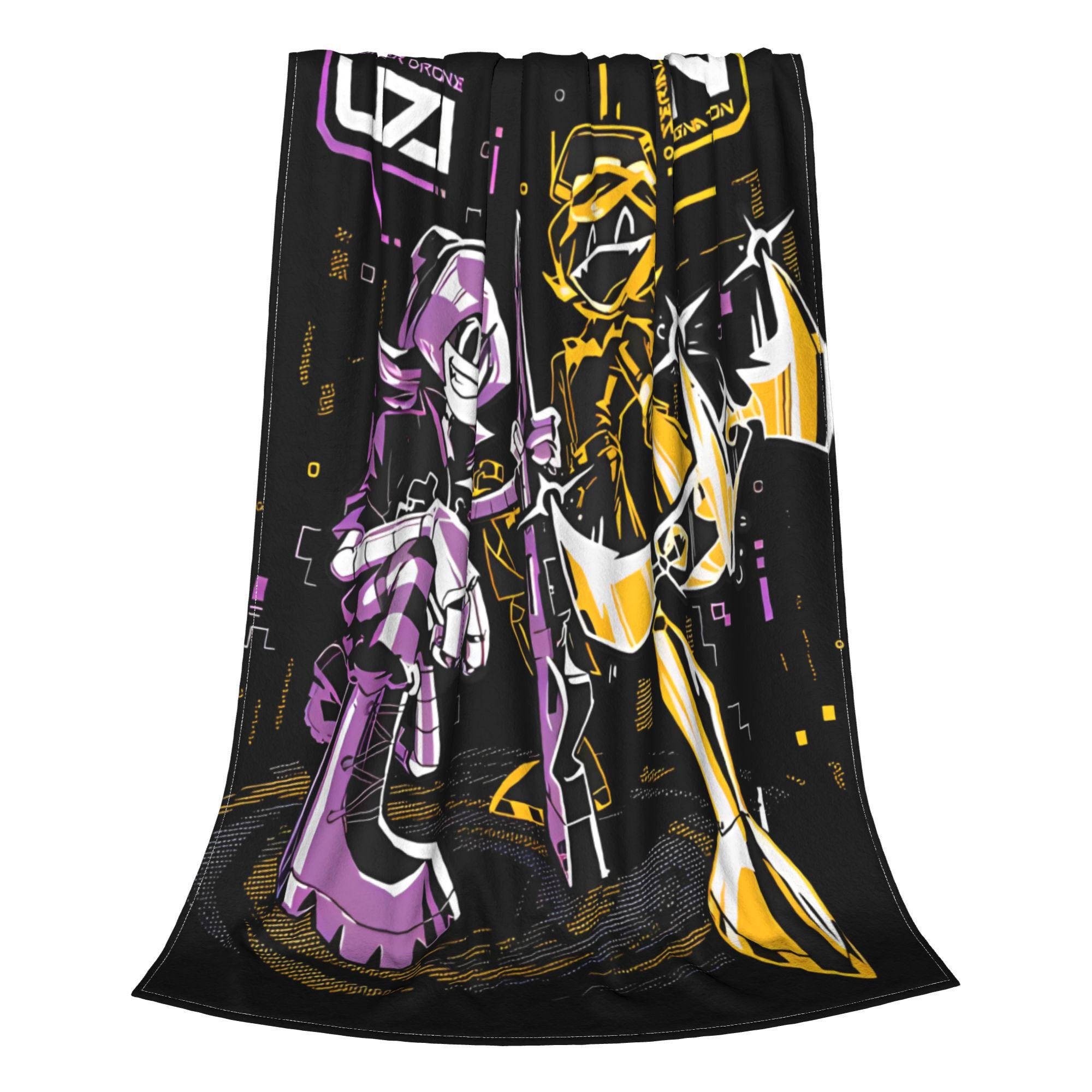 

Murder Drones Knitted Blankets Velvet Uzi Doorman Aesthetic Soft Throw Blanket for Home Couch Bed Rug 130x150cm