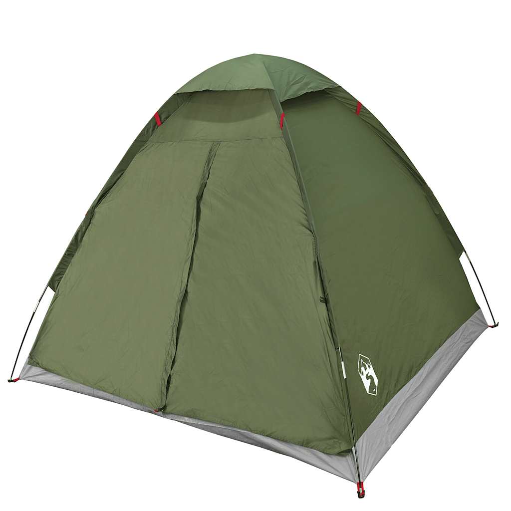 Dome Camping Tent for 2 Persons Olive Green Waterproof