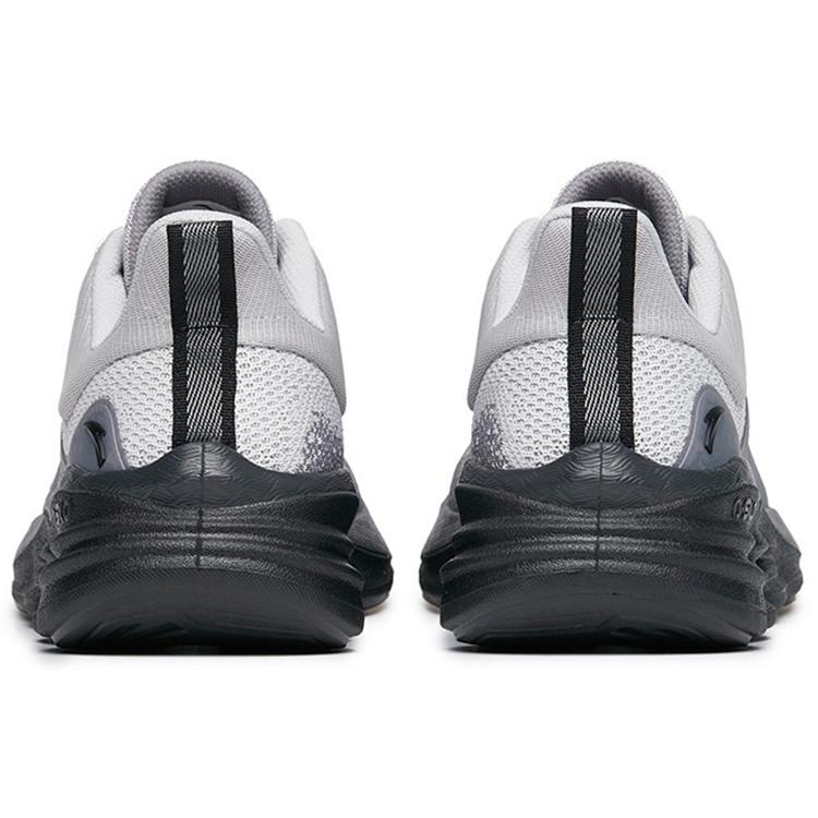 New Anta Cushioned Anti Slip Wear Resistant Breathable Lightweight Low Top Running Shoes Men's Gray 912217704-3