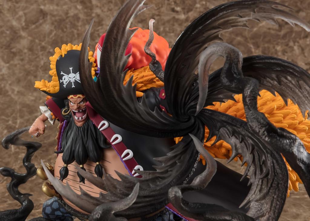 TAMASHII NATIONS Figuarts ZERO Fierce One Piece Marshall Teach Dark Water 240mm PVC ABS Painted Complete Figure [Super Battle] D. - - Approx. &