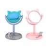 1:12 Scale Doll House Miniature Vanity Mirror With Comb Set For Realistic Scene Setting Decoration Doll Accessories
