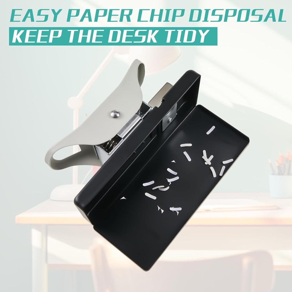 2 in 1 Slot Hole Punch 3 x 13 mm and R5 Card Corner Trimmer Dual Use Hand Hold Slot Flat Hole Puncher DIY Corner Rounder Punch Tool for PVC ID Card