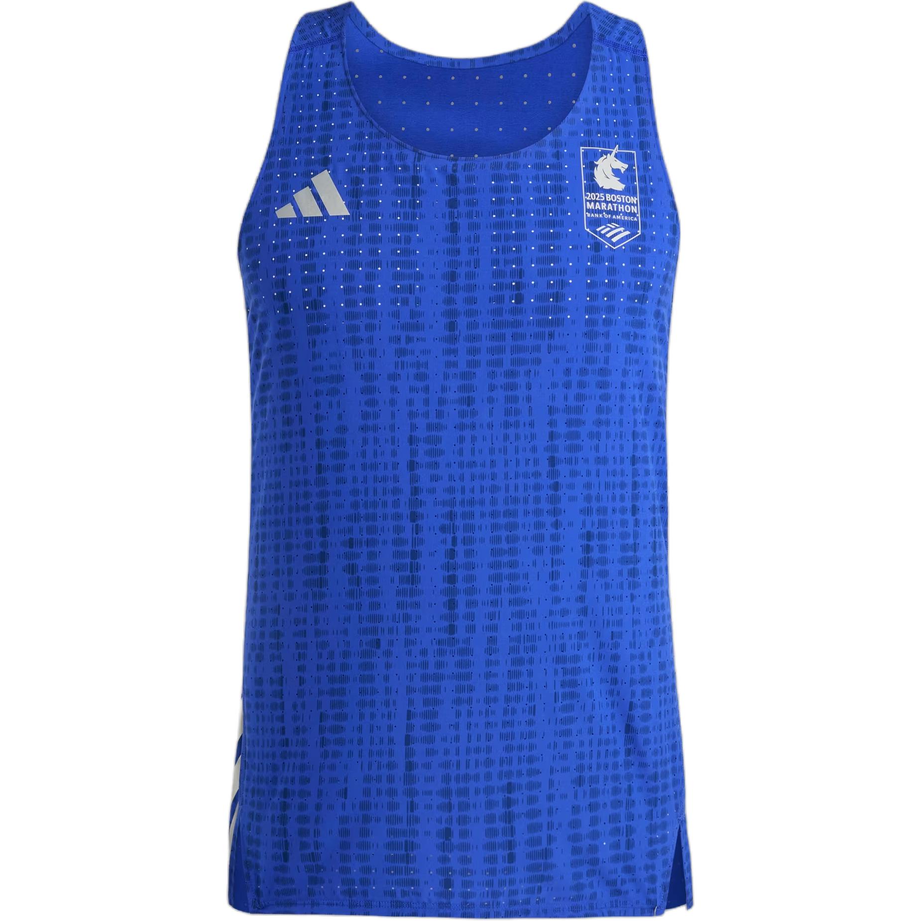 

Adidas Slim Fit Sleeveless Crew Neck Tank Top Men Tops Blue JN5533 M
