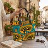  Abstract Tree Pattern Tote Bag Large Capacity Casual Shoulder Bag for Daily Shopping Travel Outdoor Use