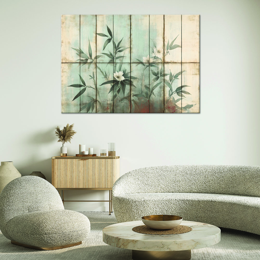 Canvas Print, Plants And Flowers Pastel Background
